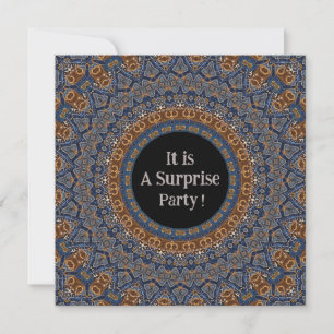 Sierlijke Mandala Surprise Feest Uitnodiging