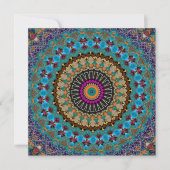 Sierlijke Mandala Uitnodiging (Voorkant)