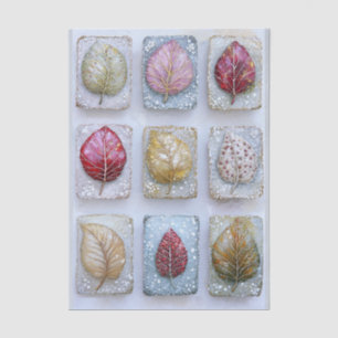 Sierlijke Mixed Media Bladpanelen ER8R Decoupage Tissuepapier