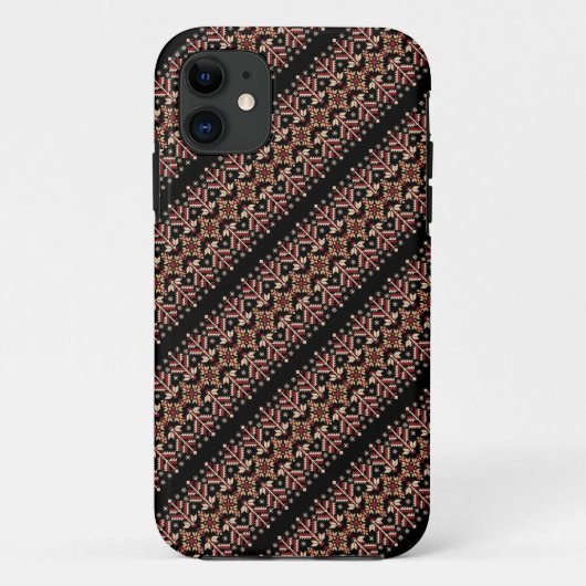 Sierlijke Oekraïense streeppatronen Case-Mate iPhone Case (Achterkant)