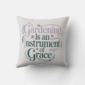 Sierlijke pasteltinten kalmerende tuin kussen (Achterkant)