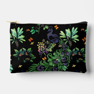 Sierlijke Pauw en Vintage Bloemen Etui