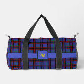 Sierlijke Plaid Plunjezak (Voorkant)