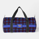 Sierlijke Plaid Plunjezak (Achterkant)
