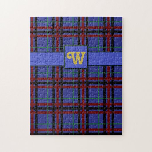 Sierlijke Plaid Puzzel (Verticaal)