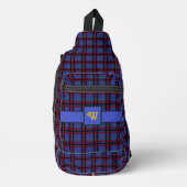Sierlijke Plaid Sling Bag (Voorkant)