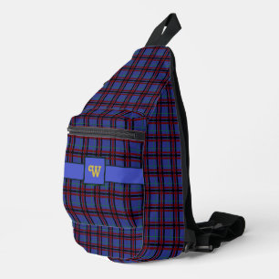 Sierlijke Plaid Sling Bag