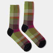 Sierlijke Plaid Sokken (Rechts)