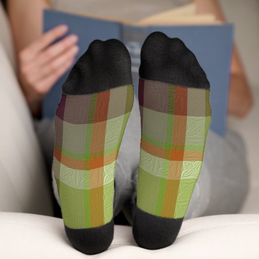 Sierlijke Plaid Sokken (Onderkant)