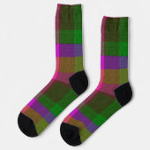 Sierlijke Plaid Sokken (Links)
