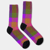 Sierlijke Plaid Sokken (Rechts)