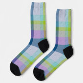 Sierlijke Plaid Sokken (Links)