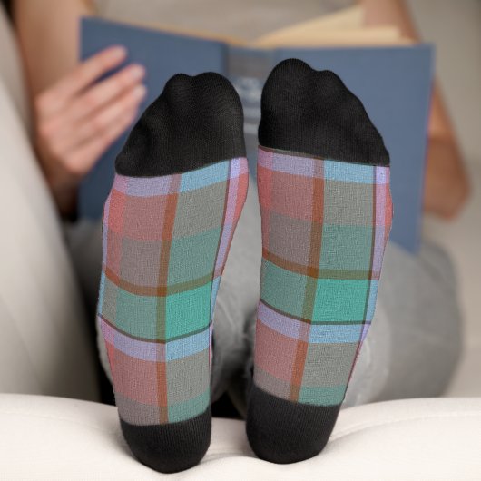 Sierlijke Plaid Sokken (Onderkant)