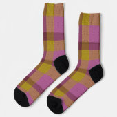 Sierlijke Plaid Sokken (Links)