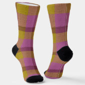 Sierlijke Plaid Sokken (Gebogen)