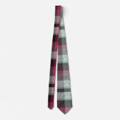 Sierlijke Plaid Stropdas (Achterkant)