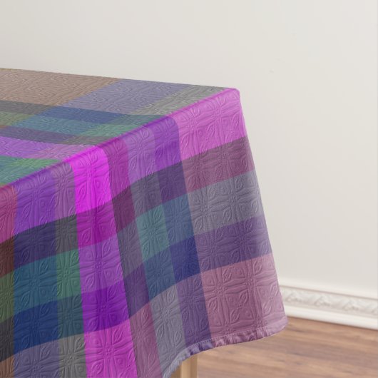 Sierlijke Plaid Tafelkleed (Voorbeeld)