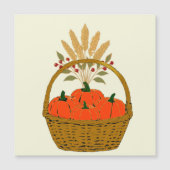 Sierlijke Pompoenen Herfstmagneet (Voorkant)