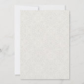 Sierlijke Potted Bladerige Botanische Bruidsshower Bedankkaart (Achterkant)