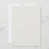 Sierlijke Potted Bladrijke Botanische Bruidsdouche Bedankkaart (Achterkant)