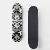 Sierlijke Renaissance Rozet Tegelontwerp Persoonlijk Skateboard (Voorkant)