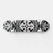 Sierlijke Renaissance Rozet Tegelontwerp Persoonlijk Skateboard (Horizontaal)