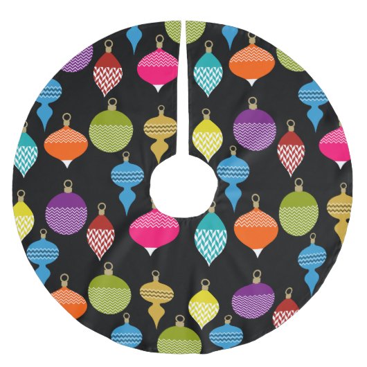 Sierlijke Retro Kerstmis Decoratieve Bal Kerstboom Rok (Voorkant)