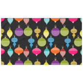 Sierlijke Retro Kerstmis Decoratieve Bal Tafelkleed (Voorkant (Horizontaal))