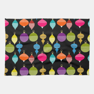Sierlijke Retro Kerstmis Decoratieve Bal Theedoek