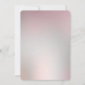Sierlijke Roze Bloemige Bewaar De Datum Save The Date (Achterkant)