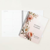 Sierlijke Roze en Witte Bloemen Planner (Display)