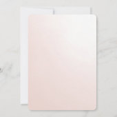 Sierlijke Roze en Witte Bloemen Save The Date (Achterkant)