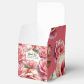 Sierlijke Roze Roos Bedankdoosjes (Geopend)