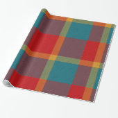 Sierlijke ruit cadeaupapier (Uitgerold)