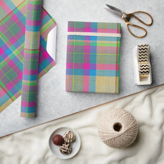 Sierlijke ruit cadeaupapier (Crafts)