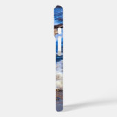 Sierlijke Seagull Beach Flight iPhone Case (Achterkant / Links)
