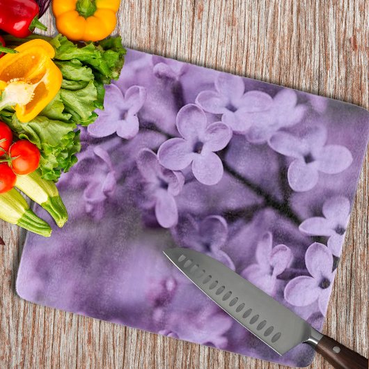 Sierlijke Sering Bloemen Snijplank