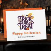 Sierlijke Spoken Halloween Briefkaart