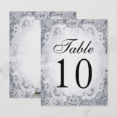 Sierlijke Sprookjes Tafelnummerkaarten Kaart (Voorkant / Achterkant)