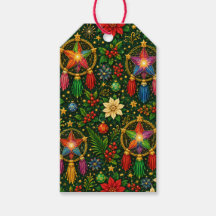 Sierlijke Ster Lantaarn Kerst Cadeautags