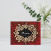 Sierlijke stoelkaart voor feesttafel kaart (Staand voorkant)