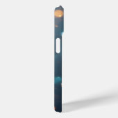 Sierlijke Transparante Letter D Case-Mate iPhone Case (Achterkant / Rechts)