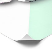 Sierlijke tuin thema perfect poster (Hoek)