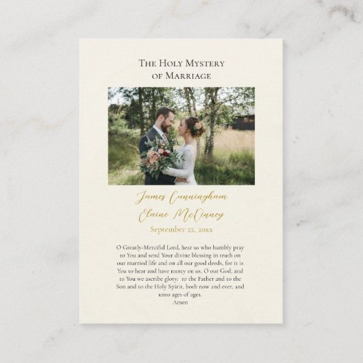 Sierlijke turquoise bloemen Orthodoxe Huwelijksgeb Plaatskaartje (Achterkant)