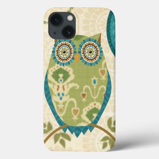 Sierlijke uil met ronde ontwerpen Case-Mate iPhone case (Achterkant)