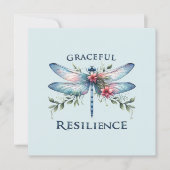 Sierlijke veerkracht - Artistieke libel (Voorkant)