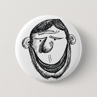 Sierlijke vent ronde button 5,7 cm