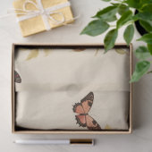 sierlijke vleugels: vogelkooi decoupage tissuepapier (Geschenk)