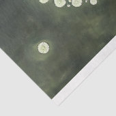 Sierlijke Vrouw Bloemen Groene Gown V6 Decoupage Tissuepapier (Detail)