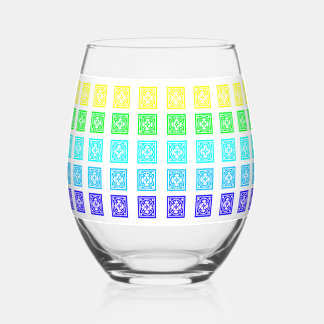 Sierlijke wijnglas zonder voet